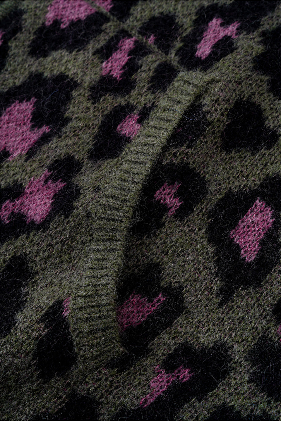 Leoparad Mohair Zip Knit