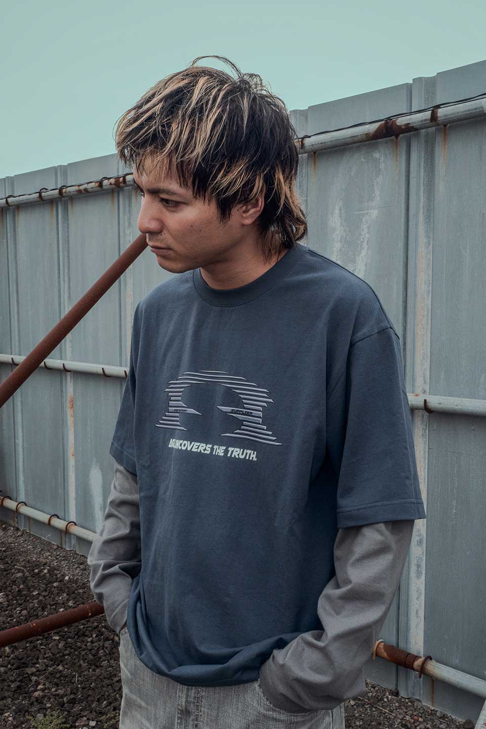 Age Factory X Supplier Layered Long Sleeve Tee