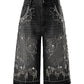 Luminous Dawn Rhinestone Cropped Jeans