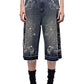 Luminous Dawn Rhinestone Cropped Jeans