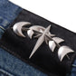 Luminous Dawn Rhinestone Cropped Jeans