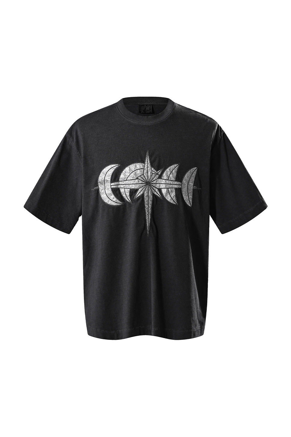 Luminous Night Leather Patch Tee
