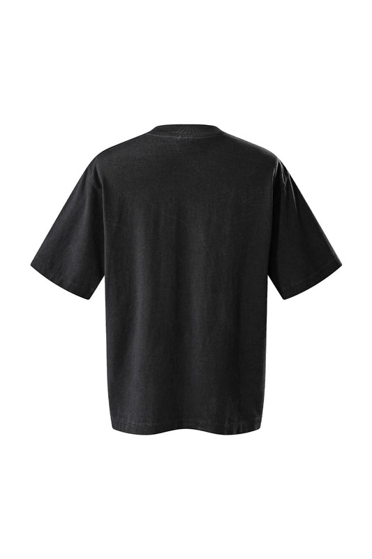 Luminous Night Leather Patch Tee