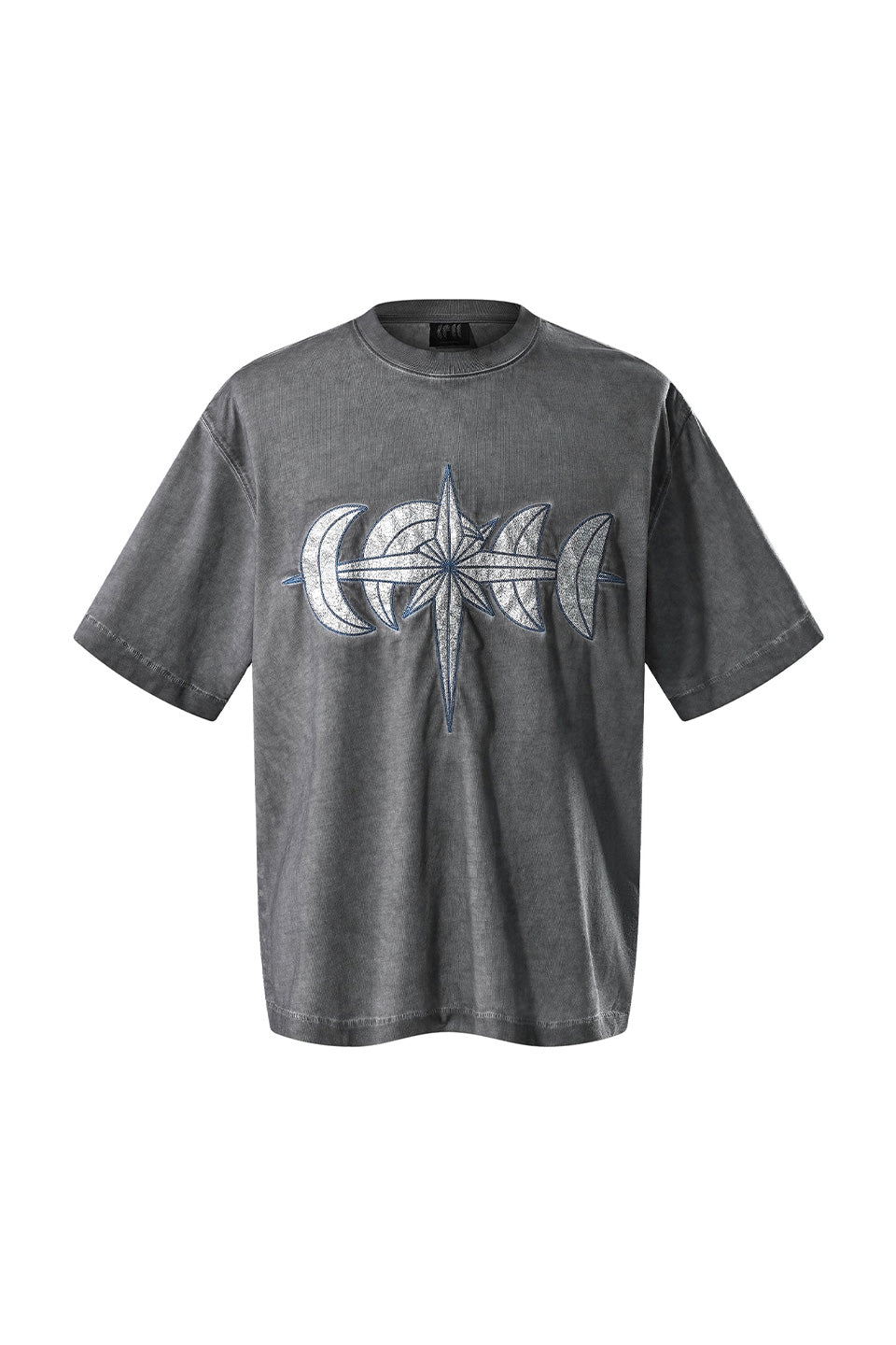 Luminous Night Leather Patch Tee