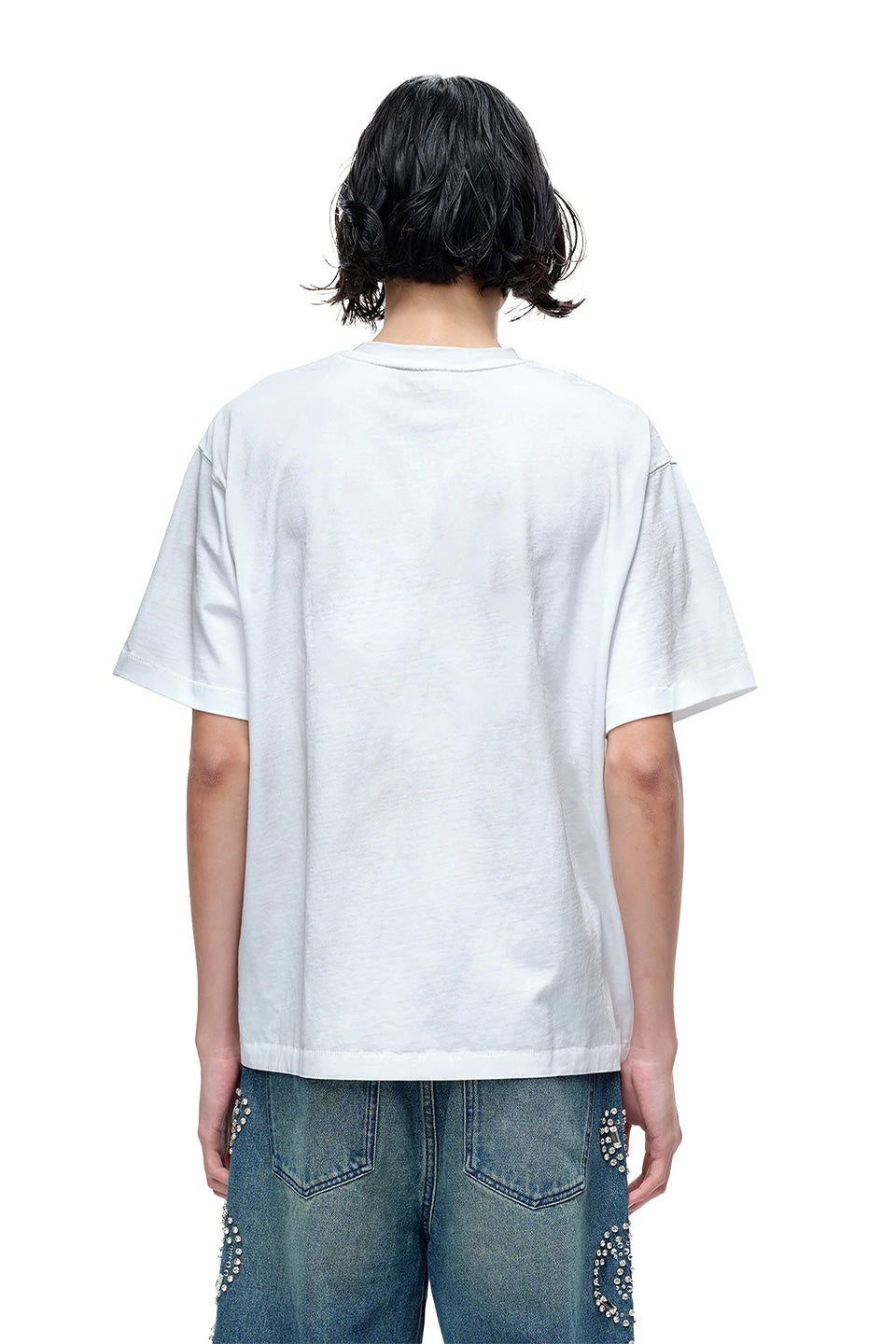 Luminous Night Leather Patch Tee