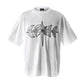 Luminous Night Leather Patch Tee