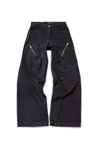 Motor Washed Denim Pants