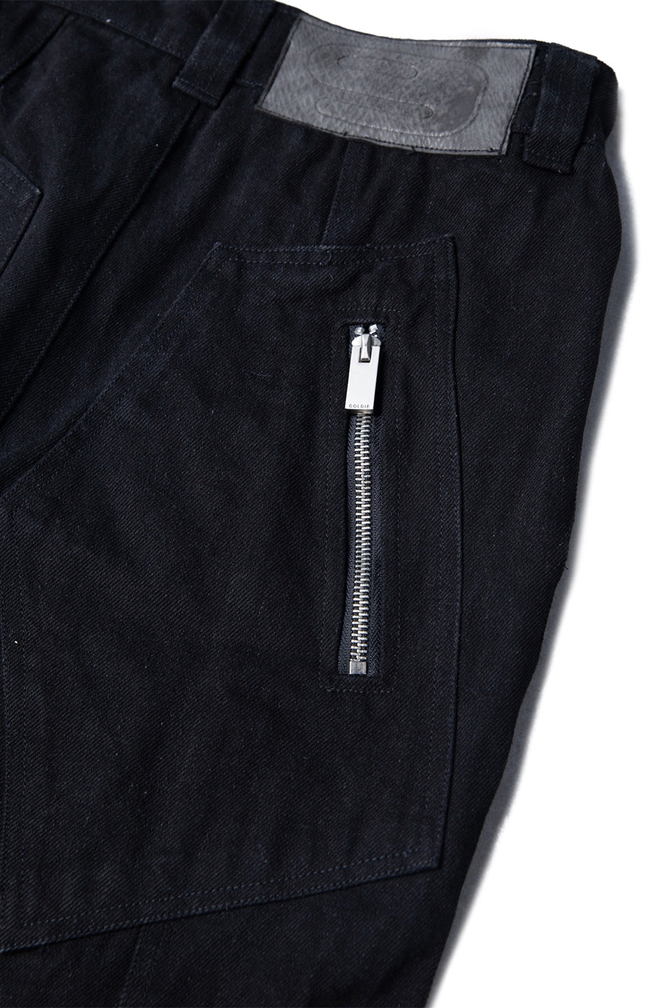 Multi Buckle Denim Pants