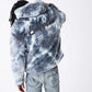 Marble Faux Fur Jacket