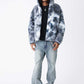 Marble Faux Fur Jacket