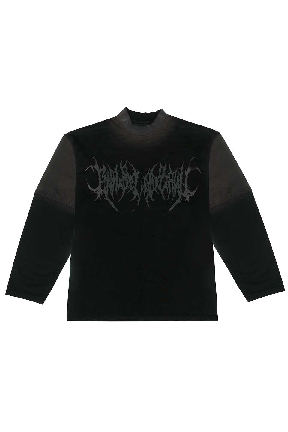 Metal Logo Oversozed Full Sleeve Tee