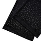 Micro Cross Rhinestone Velour Track Pants
