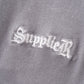 Micro Cross Rhinestone Velour Track Pants