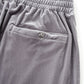 Micro Cross Rhinestone Velour Track Pants
