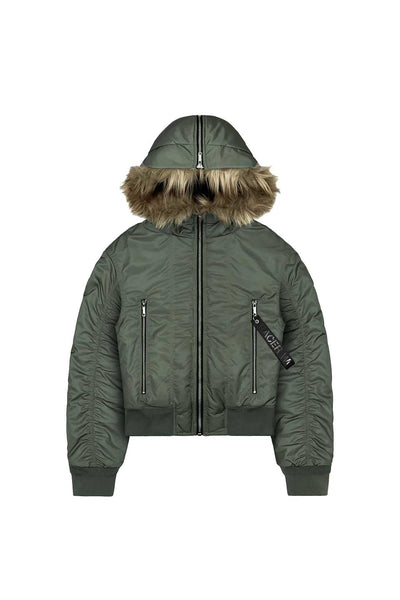 Military Green Aviator Bomber｜Racer World Wide｜フライト