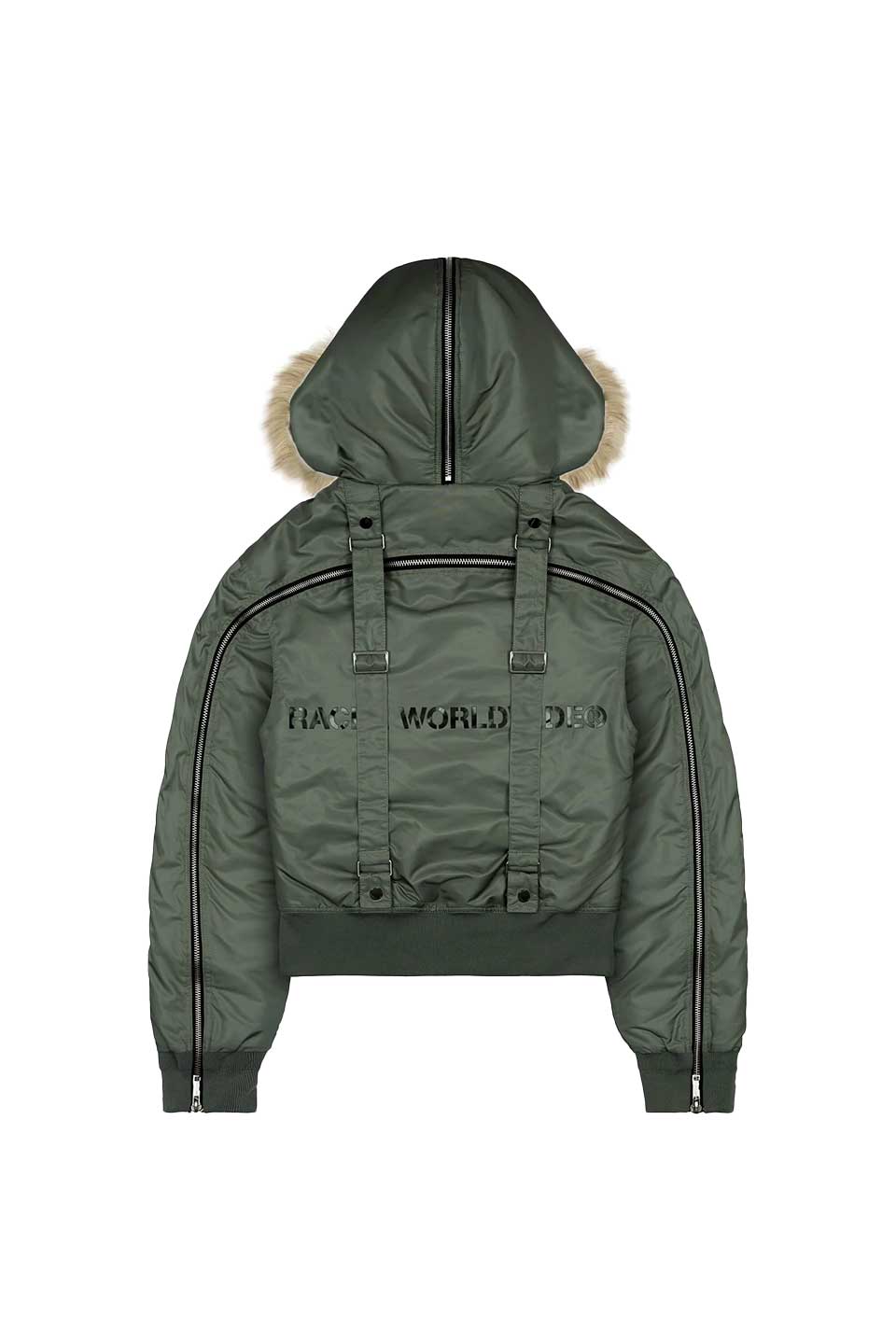 Military Green Aviator Bomber