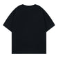 【I don't go to the moon】 Moon Rhinestone Tee - Oversize Fit