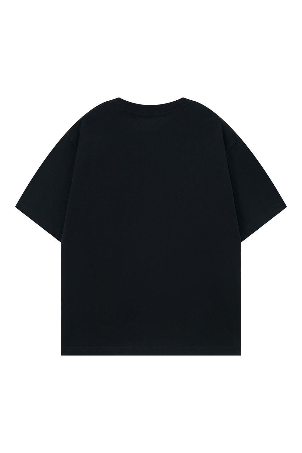 【I don't go to the moon】 Moon Rhinestone Tee - Oversize Fit