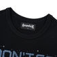【I don't go to the moon】Moon Rhinestone Tee - Tight Fit - Black&White Set