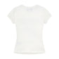 【I don't go to the moon】Moon Rhinestone Tee - Tight Fit - Black&White Set