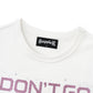 【I don't go to the moon】Moon Rhinestone Tee - Tight Fit - Black&White Set