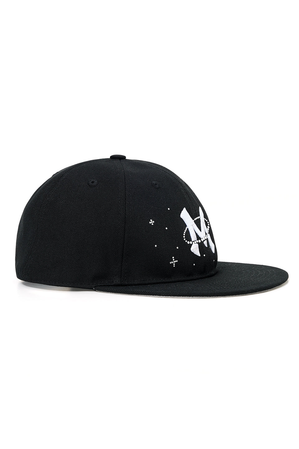 【I don't go to the moon】Moon Rhinestone Baseball Cap