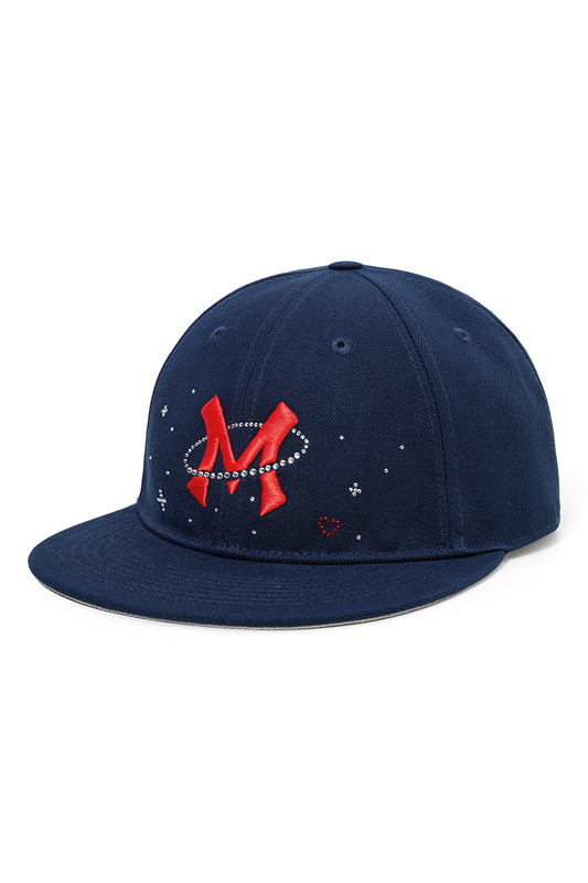 【I don't go to the moon】Moon Rhinestone Baseball Cap