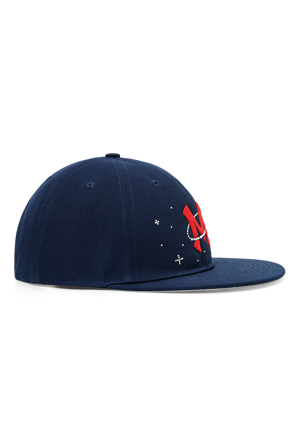 【I don't go to the moon】Moon Rhinestone Baseball Cap