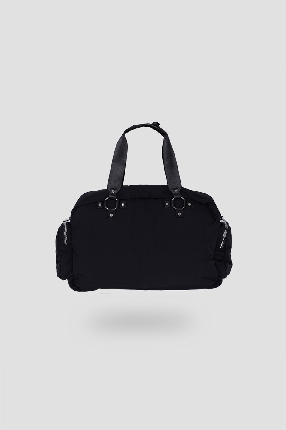 Multi Buckle Padded Boston Bag