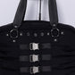 Multi Buckle Padded Boston Bag
