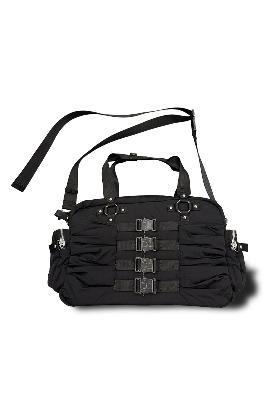 【先行予約販売】Multi Buckle Padded Boston Bag【5月上旬お届け】