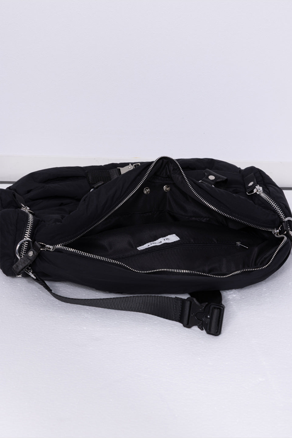 Multi Buckle Padded Boston Bag