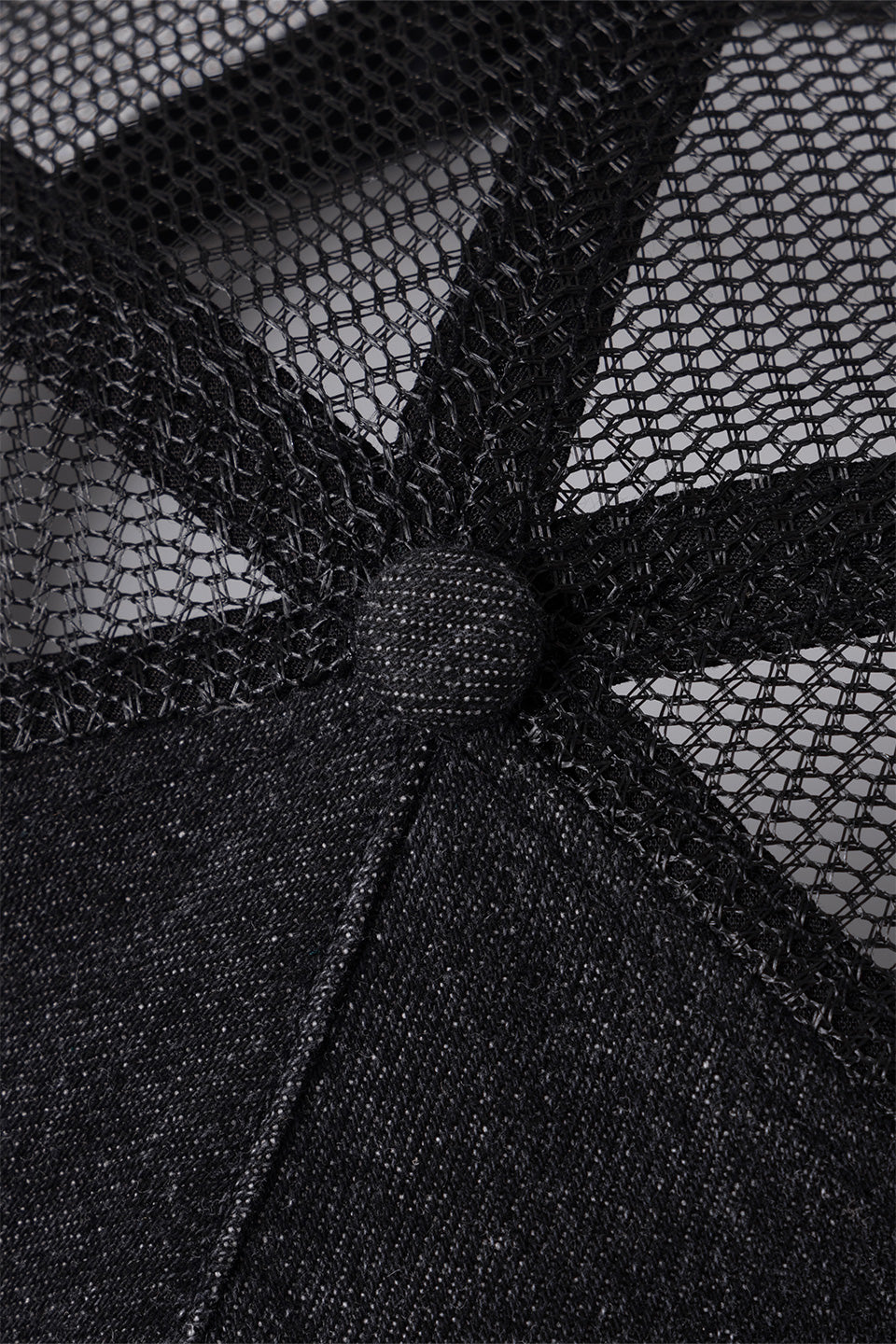 Multiple Cross Denim Cap