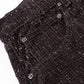 Multiple Cross Leather Patch Baggy Denim