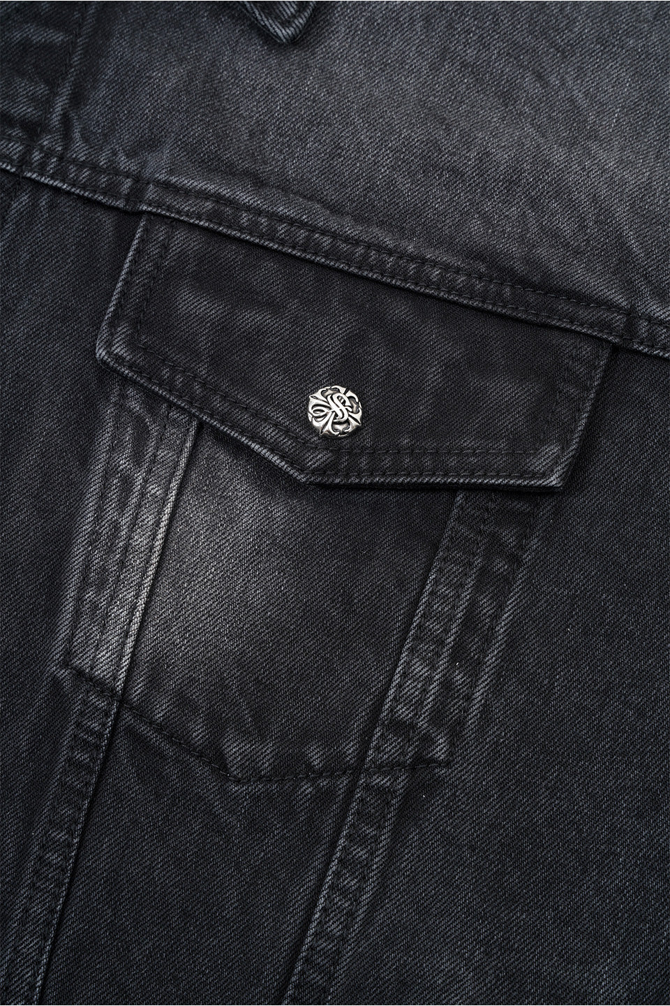 Multiple Cross Leather Patch Denim Jacket｜SUPPLIER｜デニムジャケット