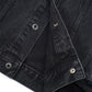 Multiple Cross Leather Patch Denim Jacket