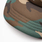 Multiple Cross Leather Patch Mesh Cap
