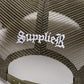 Multiple Cross Leather Patch Mesh Cap