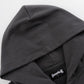 Multiple Cross Leather Patch Zip Hoodie