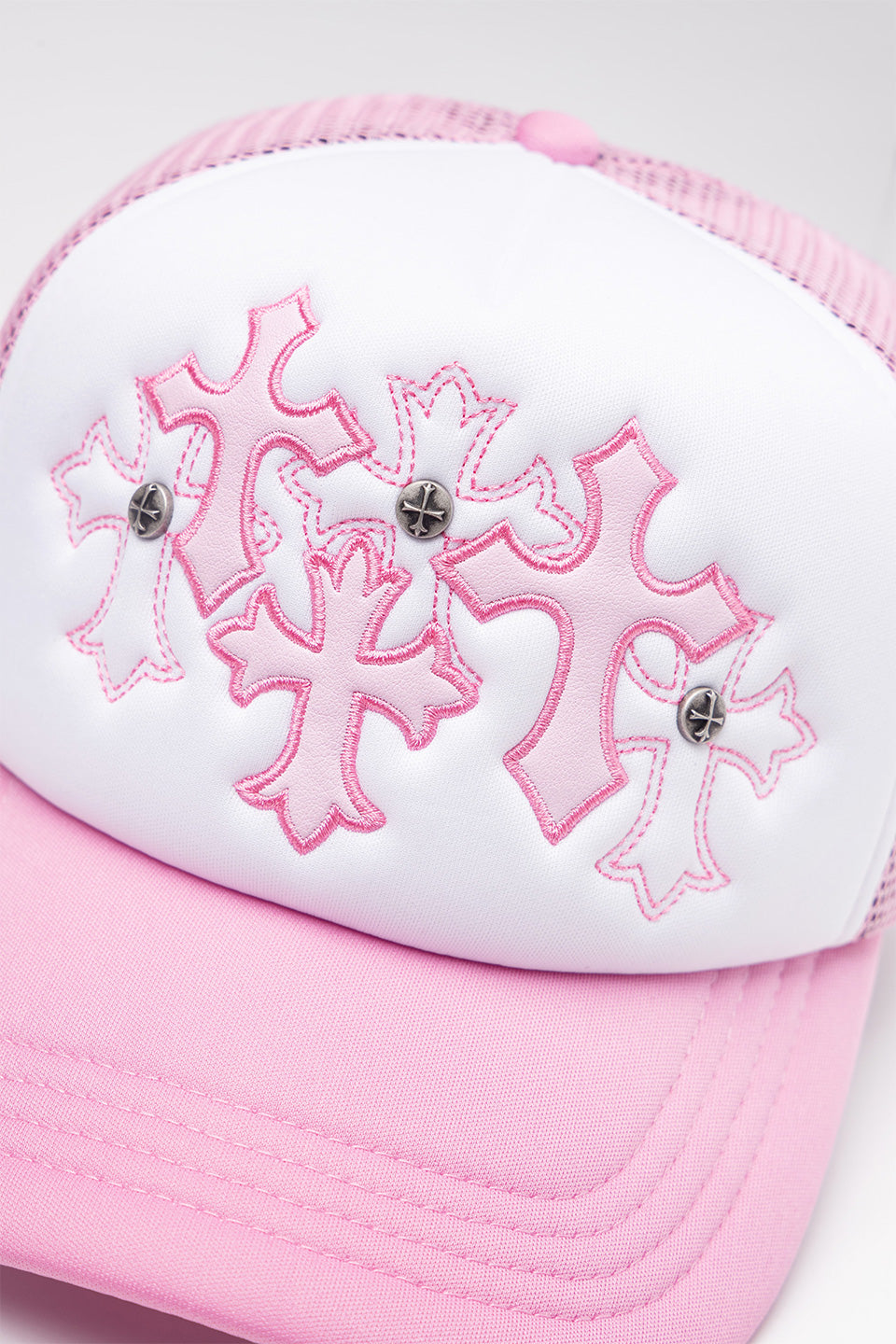 Supplier メッシュ キャップ CAP ピンク クロス SUPPLIER（サプライヤー） キャップ 帽子 メッシュキャップ｜Multiple