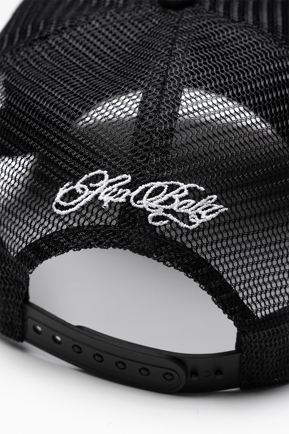 Multiple Cross Rhinestone Mesh Cap
