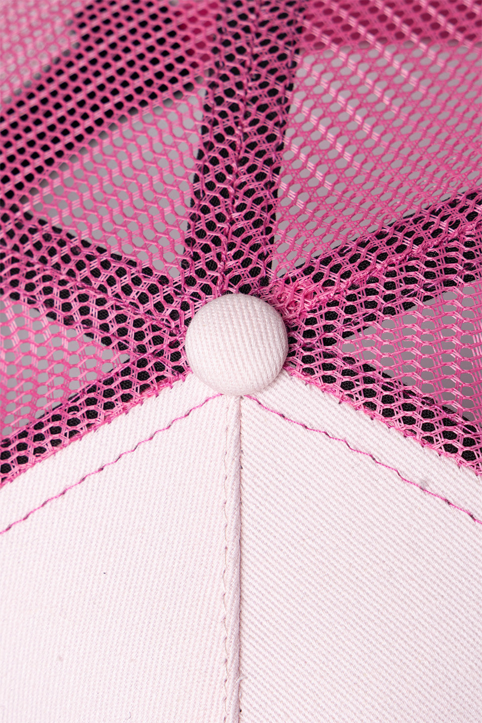Multiple Cross Rhinestone Mesh Cap