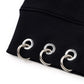 Multiple Cross Pierced Zip Hoodie Women'S