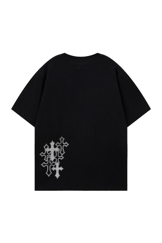 Multiple Cross Rhinestone Tee