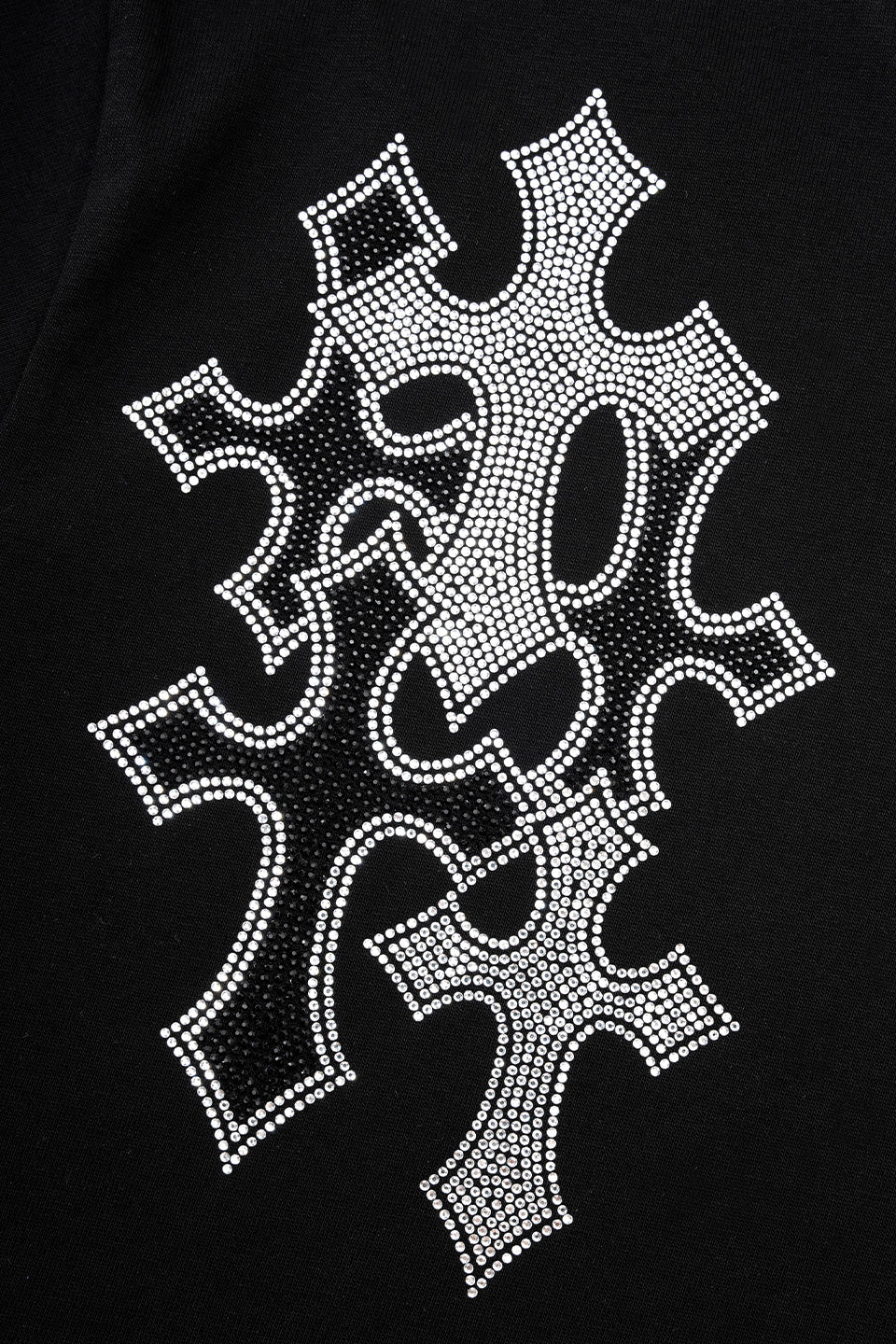 Multiple Cross Rhinestone Tee