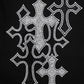 Multiple Cross Rhinestone Tee