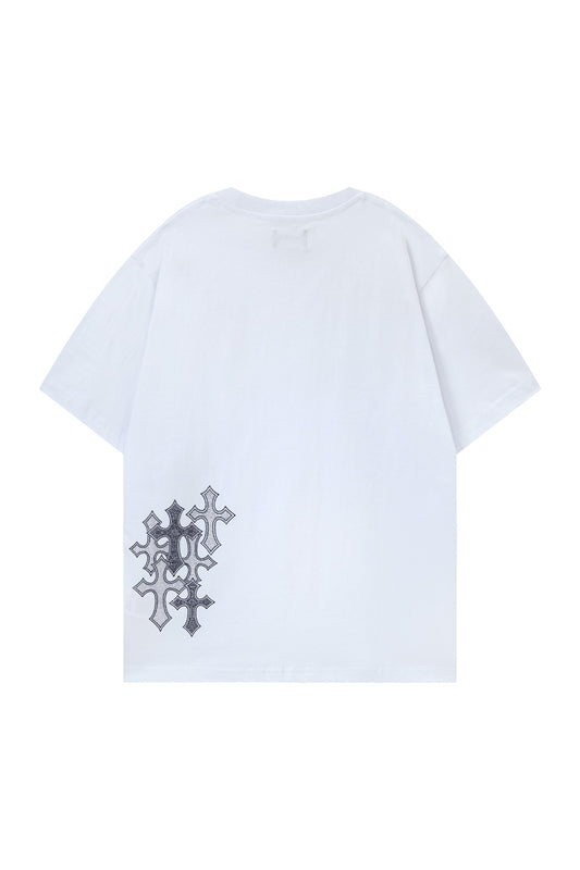 Multiple Cross Rhinestone Tee
