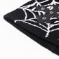 Noremid X Supplier Spider Web Cross Leather Patch Beanie