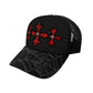 【予約商品】Noremid X Supplier Spier Web Cross Leather Patch Mesh Cap【1月下旬お届け】