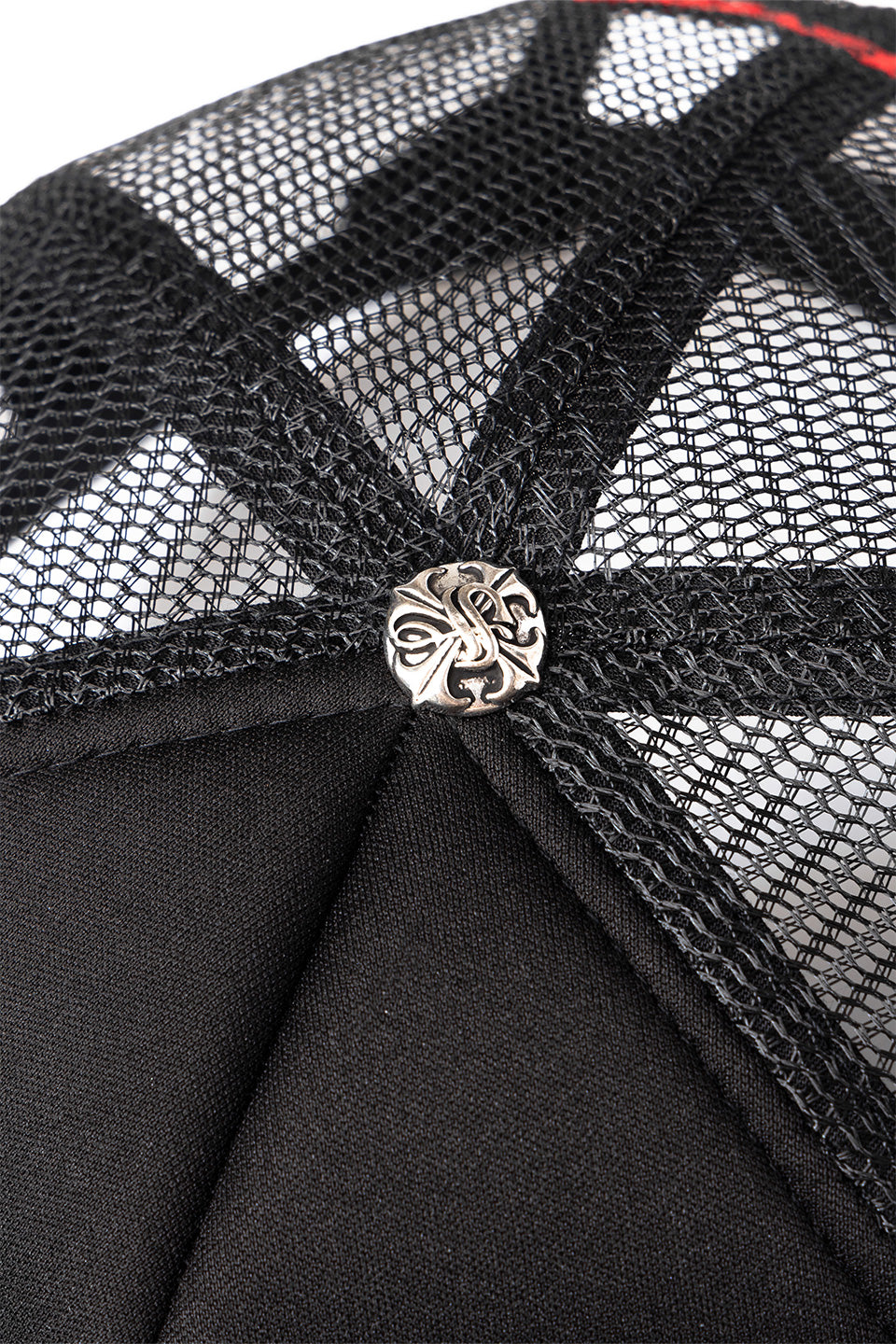 Noremid X Supplier Spier Web Cross Leather Patch Mesh Cap